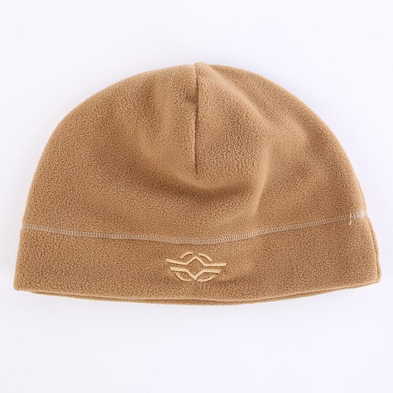 Bonnet chauffant Kaki Marron CB coyote Esdy tactique pour l'airsoft bonnet militaire polyester hiver froid homme femme bonnet simple accessoire Airsoft