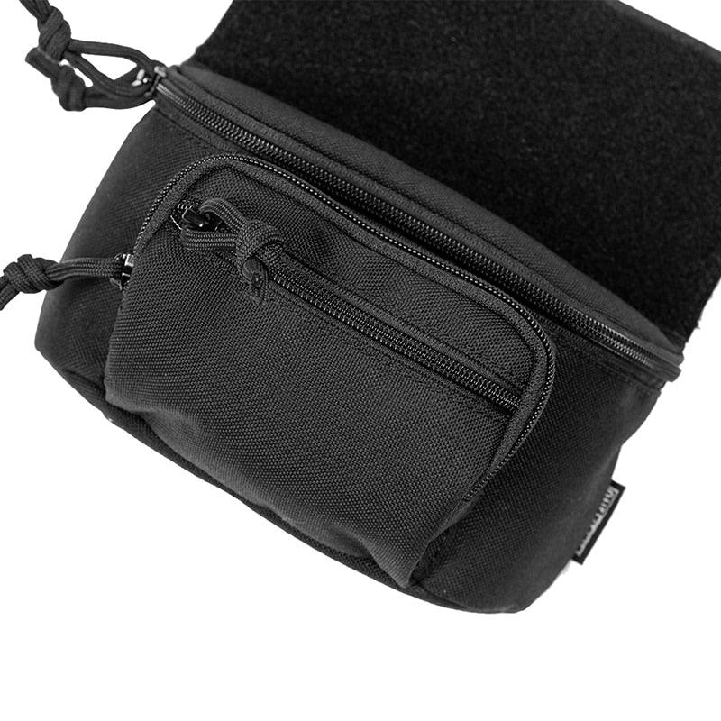 Poche chargeur OneTigris dump pouch airsoft deux compartiments poche Velcro basculante pour gilet tactique Airsoft