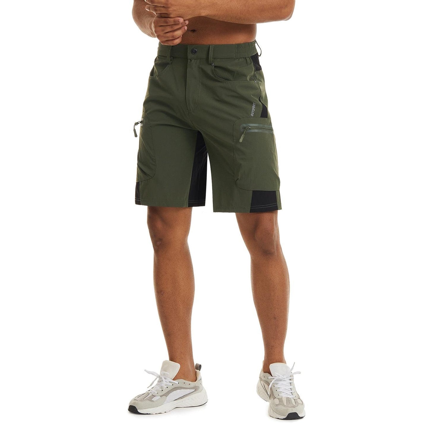 Short de combat décontracté Navy Bleu foncé short tactique militaire homme Nylon Spandex 5 poches Airsoft