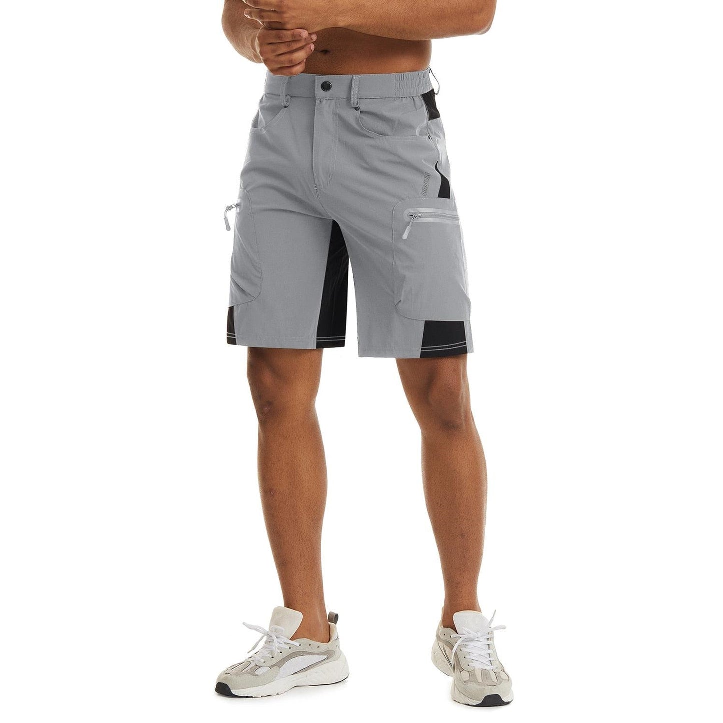 Short de combat décontracté Gris WG short tactique militaire homme Nylon Spandex 5 poches Airsoft