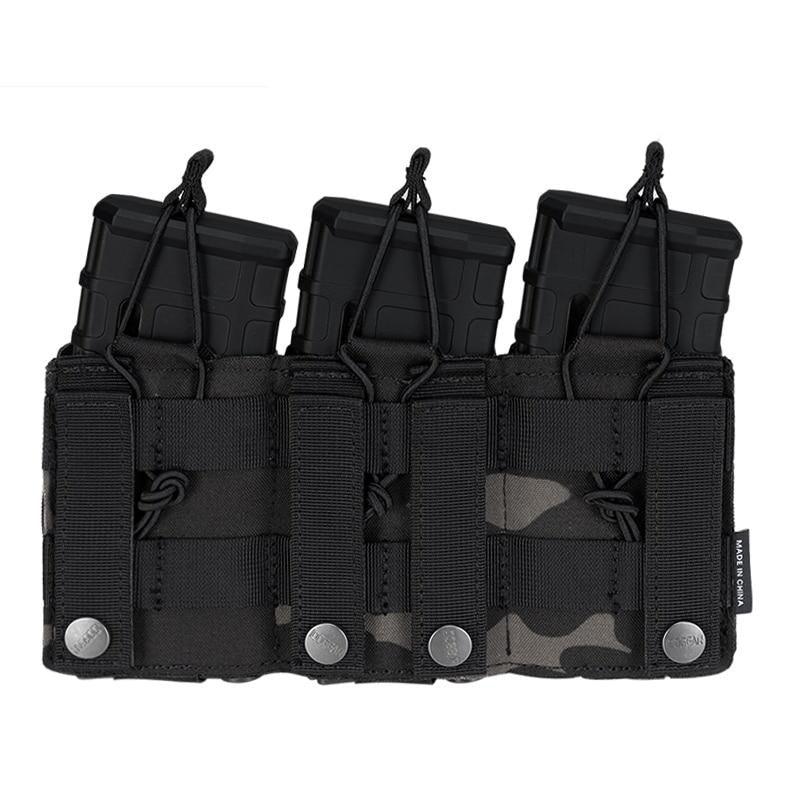 Porte chargeur triple 5.56 avec 9mm - Idogear - SoftGun