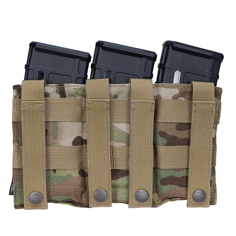 Porte-chargeurs Triple 5.56 MOLLE - Idogear - SoftGun