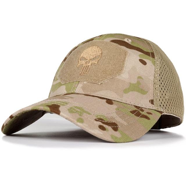 Casquette Tête de Mort Camouflage