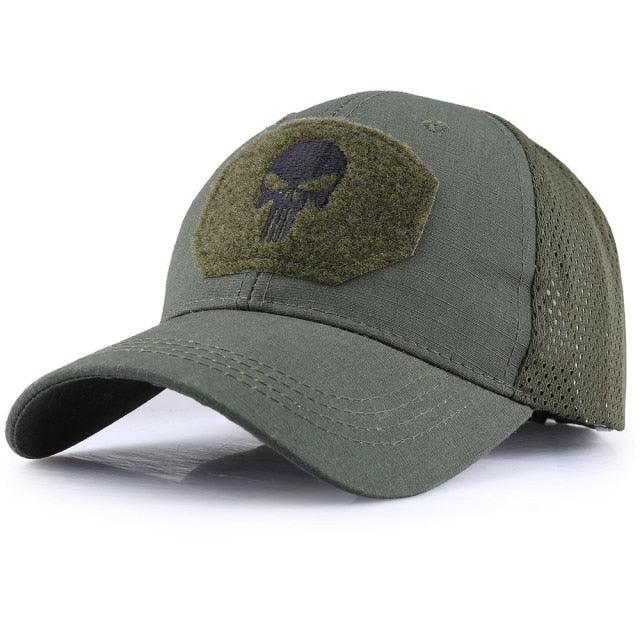Casquette Kaki Militaire Homme