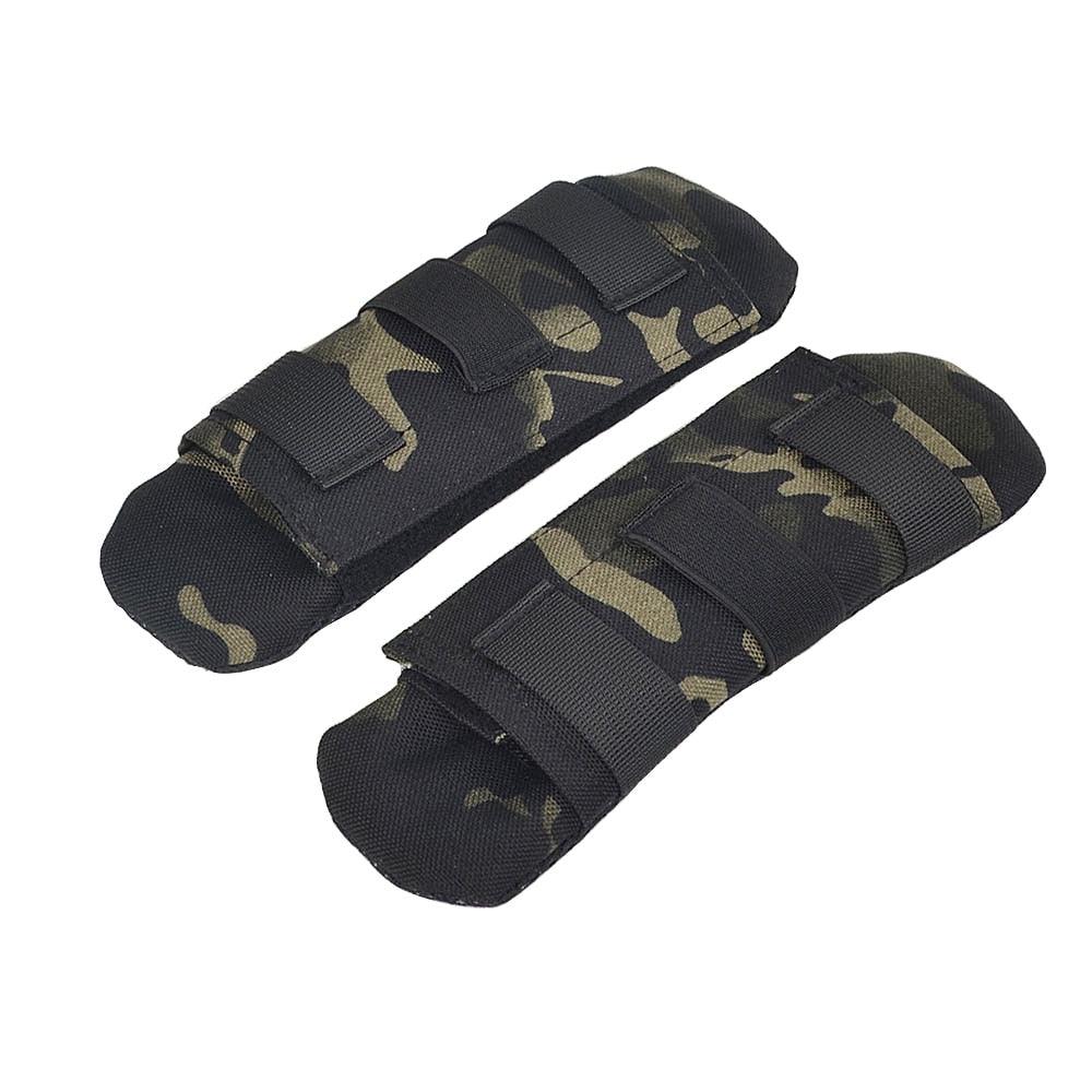 Épaulettes Camouflage Noir pour Gilet Militaire