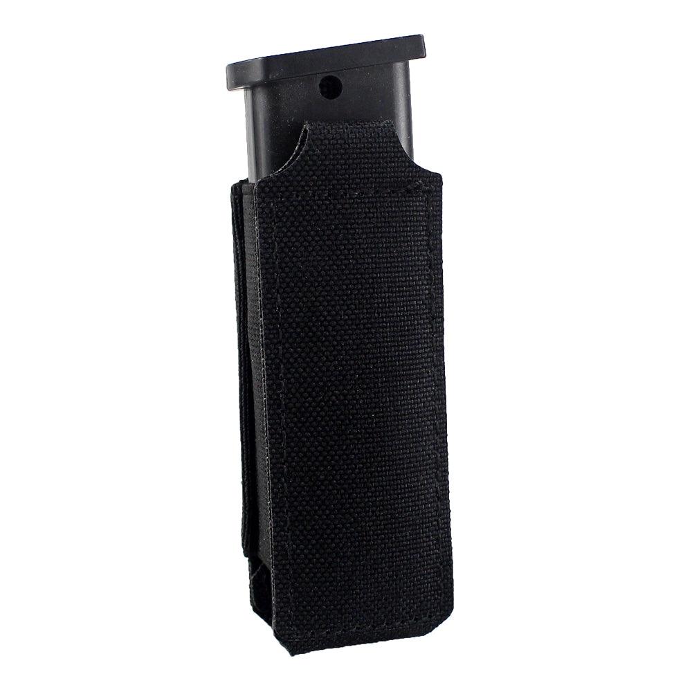 Porte chargeur 9mm MOLLE Noir poche chargeur tactique militaire Nylon Pistolet pour gilet Airsoft