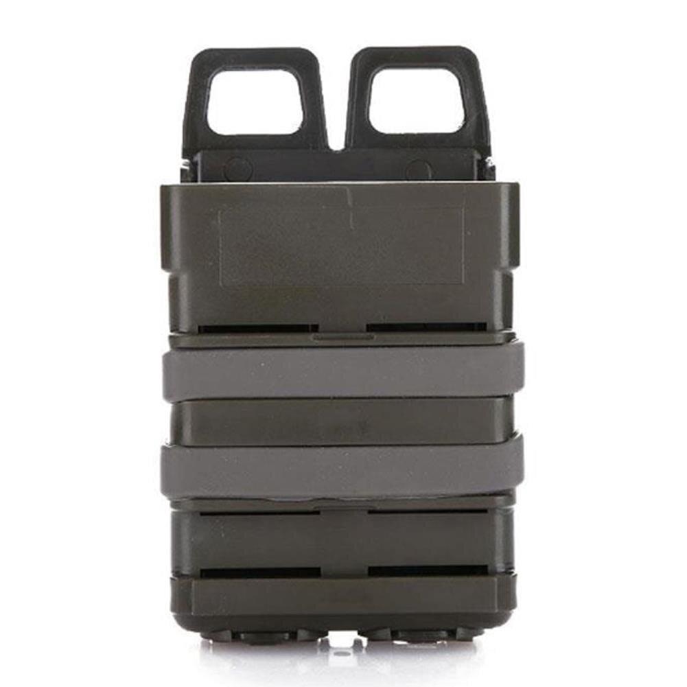 Porte chargeur rigide 5.56 ABS poche chargeur plastique RG vert foncé pour MOLLE et P.A.L.S tactique militaire pour réplique Airsoft