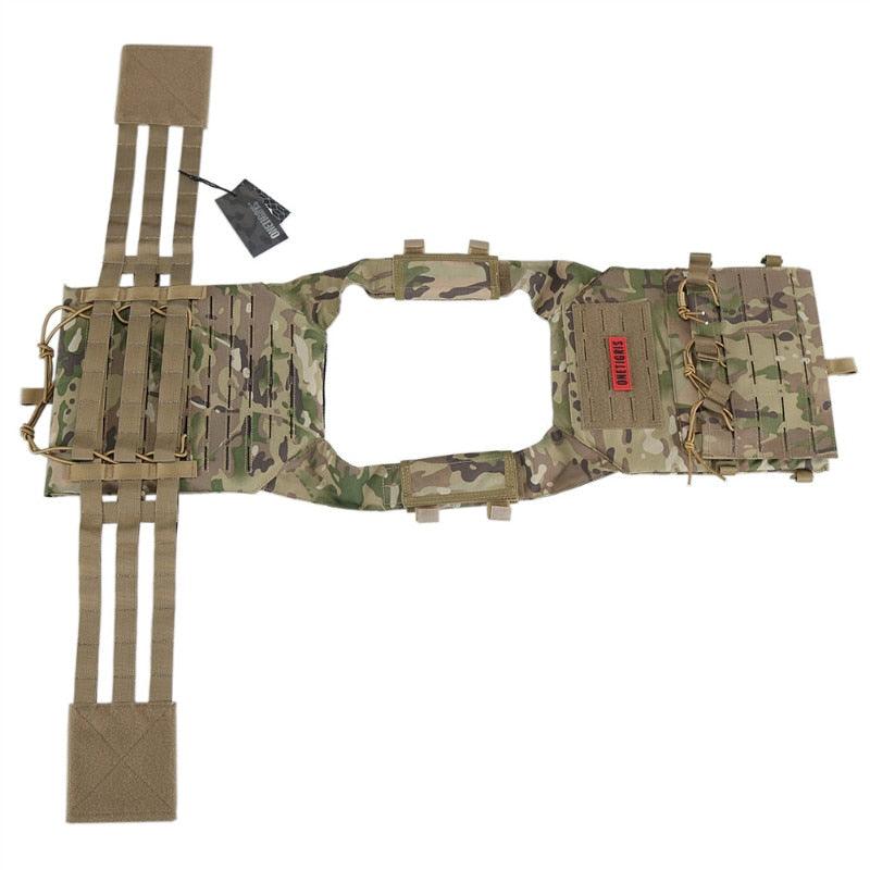 Gilet porte-plaques MOLLE découpe laser - OneTigris - SoftGun