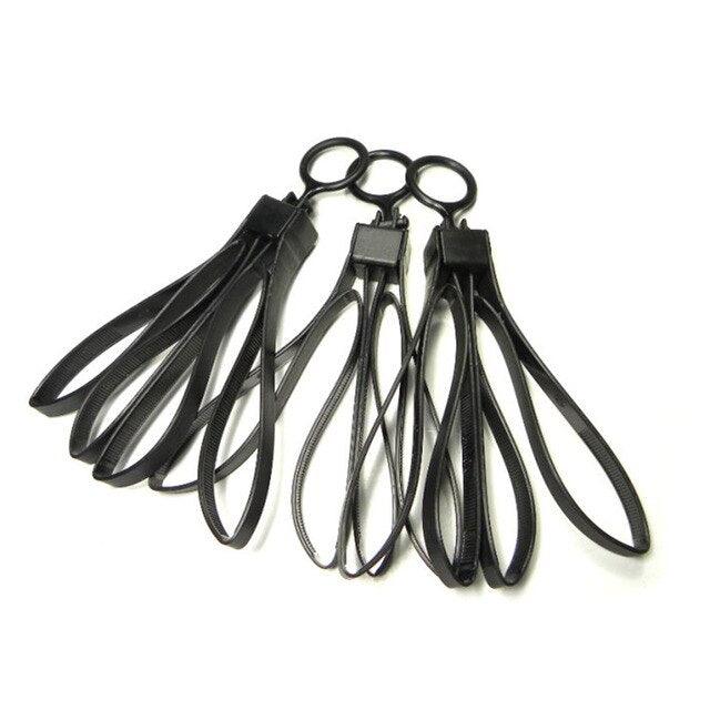 3 Menottes plastiques TMC noir Airsoft