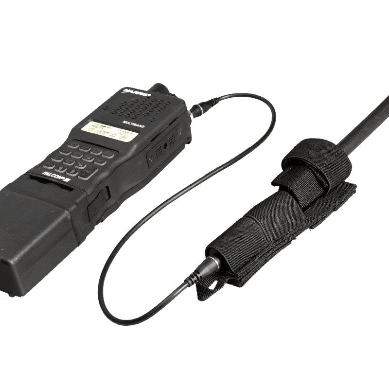 Support pour antenne radio airsoft Noir attache antenne talkie walkie MOLLE militaire Airsoft