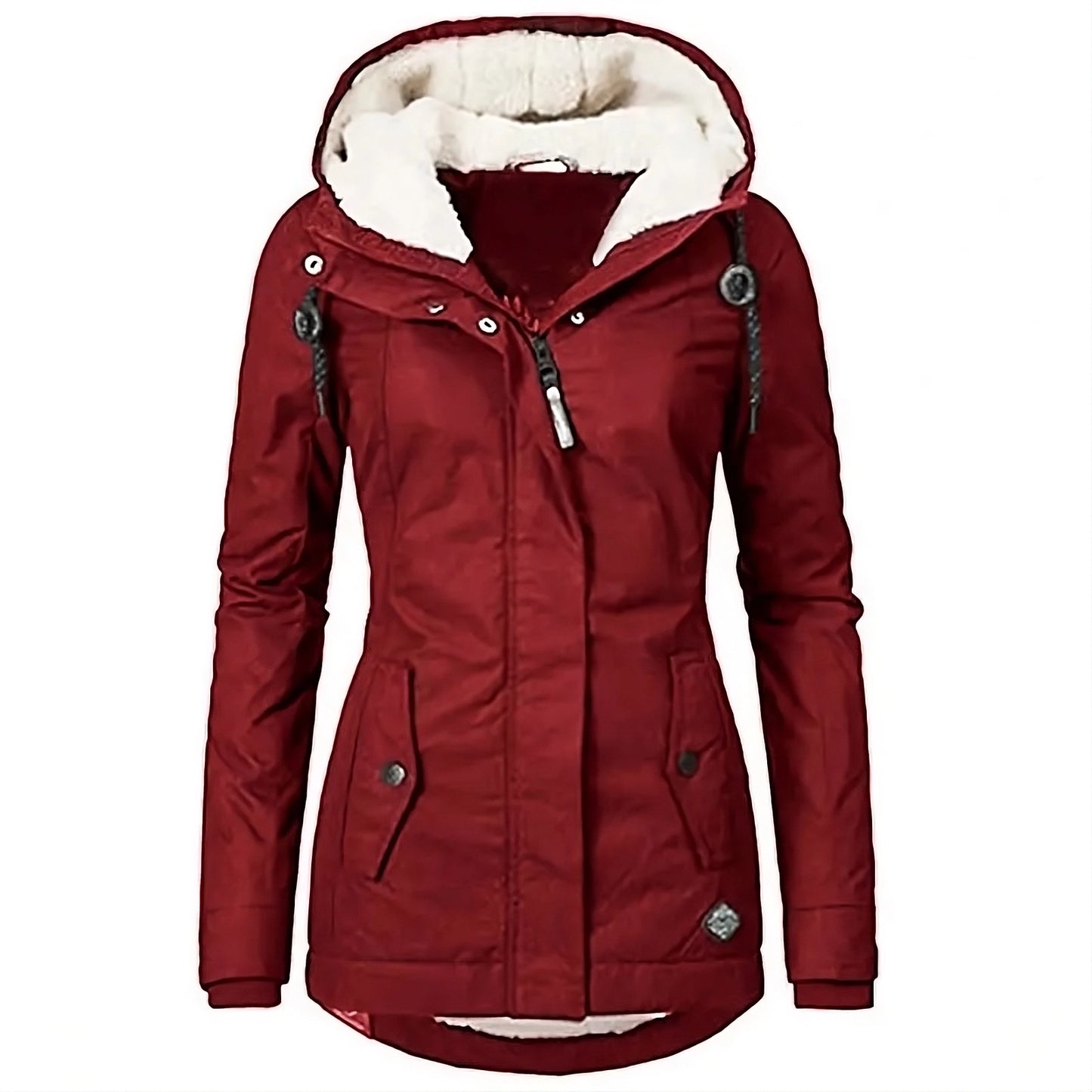 Parka Femme Militaire Avec Fourrure