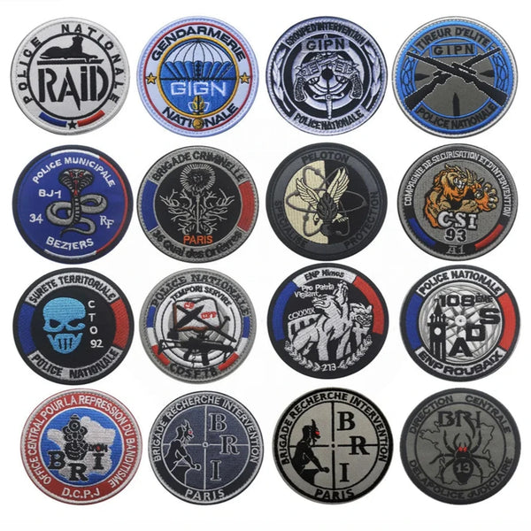 Patchs Brodés Force de Police