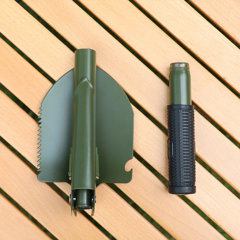 Pelle Multifonction Pliante de Survie pour Camping, Kit d'Outils de Creusage pour Jardin en Plein Air, Randonnée