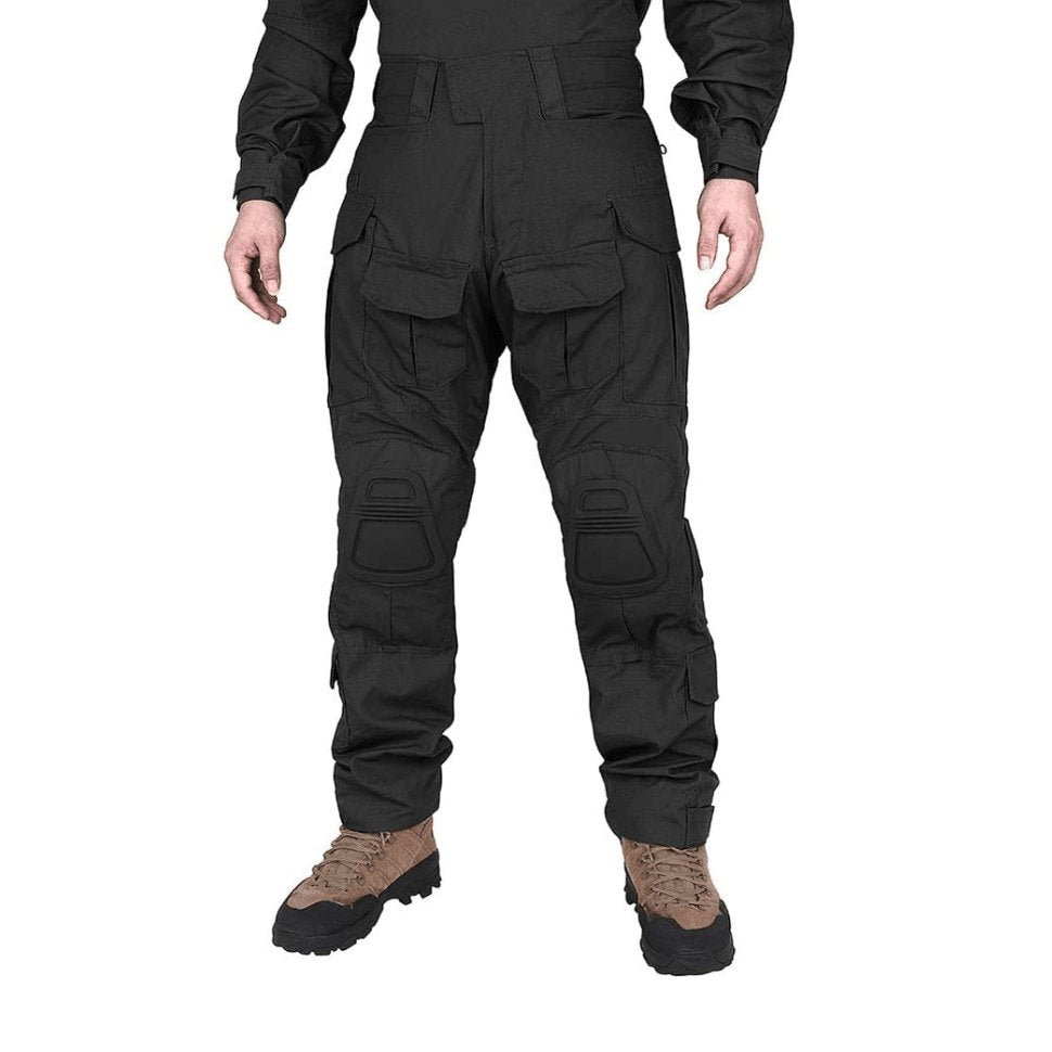 Combat pant Noir avec uniforme de combat noir Krydex tenue militaire complète uniforme G3 tactique homme femme Airsoft
