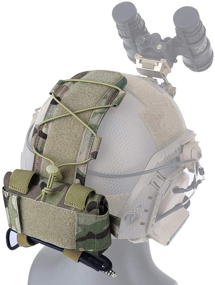 Pochette batteries MK1 MC multicam camouflage airsoft poche pour casque contrepoids poche à piles pour NVG ou lampe tactique poche équipement Krydex Airsoft