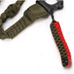 Sangle de sécurité escalade CB coyote brown marron vert foncé avec boucle en fer sangle décorative bandoulière pour ceinturon militaire tactique sangle avec crochet réaliste accessoire airsoft élingue