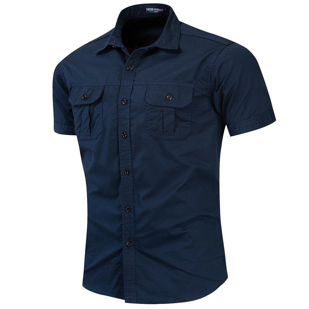 Chemise Militaire Bleu Marine