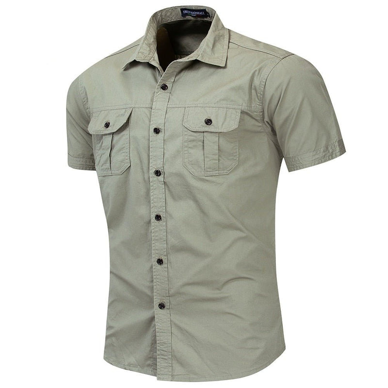 Chemise Manche Courte Militaire