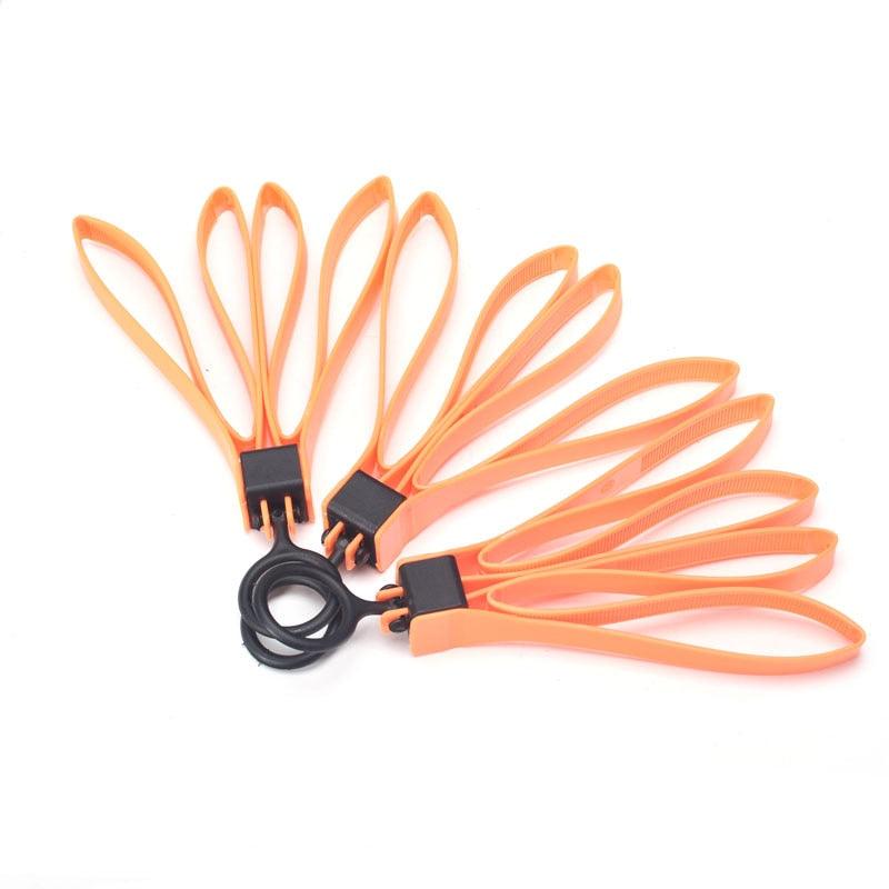 3 Menottes plastiques TMC Orange Airsoft menottes tactique Airsoft