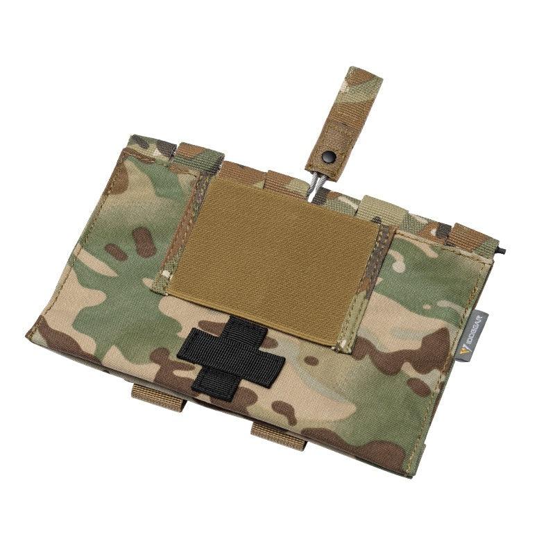 Pochette IFAK MC Medic Ouverture Rapide MOLLE Multicam Camouflage Nylon médical Airsoft Militaire Tactique
