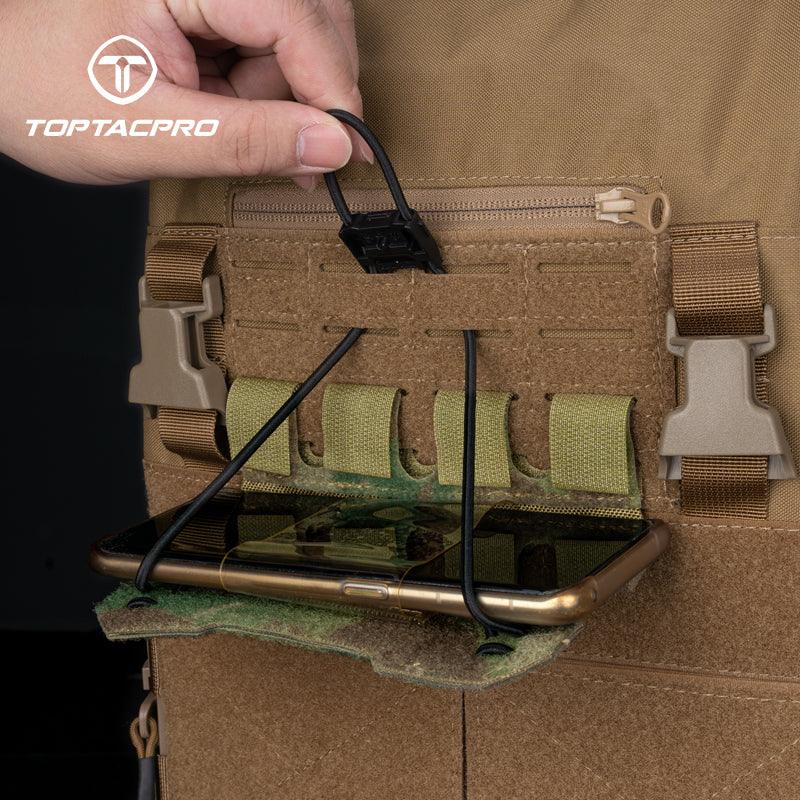 Panneau rabattable MOLLE pour téléphone - TOPTACPRO - SoftGun