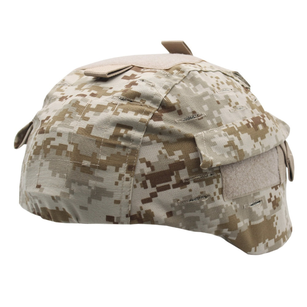 Couvre Casque DD camouflage MICH 2000 Militaire Nylon Tactique Housse Airsoft Helmet Cover