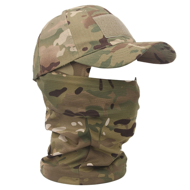 Casquette Avec Camouflage Militaire