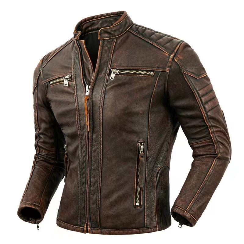 Blouson discount cuir militaire