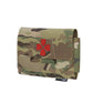 Poche medic micro trauma kit MOLLE TOPTACPRO avec croix rouge médicale MC Multicam camouflage trousse de secours militaire gendarme policier Airsoft