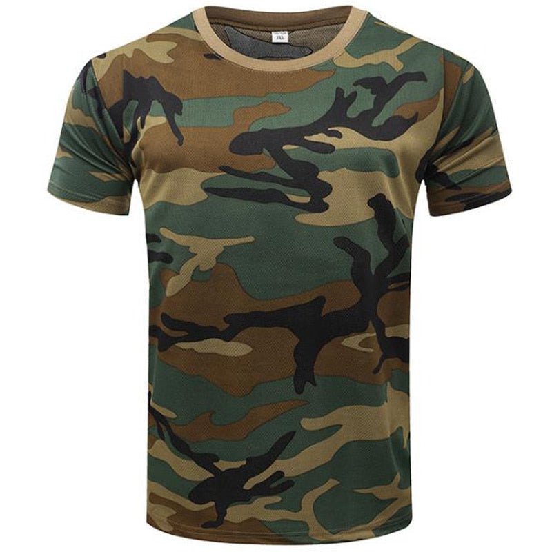 T-Shirt Militaire Camouflage
