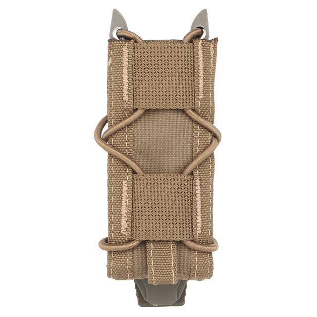 Porte chargeur 9mm MOLLE CB coyote brown marron foncé poche chargeur tactique militaire Nylon Pistolet pour gilet Airsoft