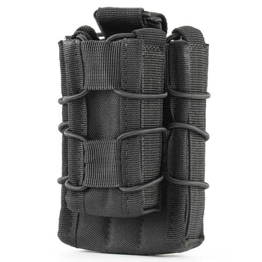 Porte Chargeur 5.56 avec 9mm MOLLE Noir