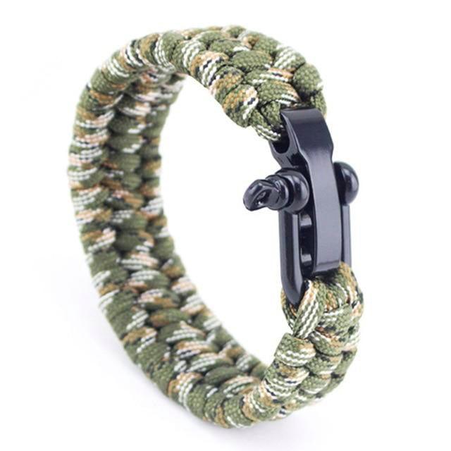 Bracelet Militaire Camouflage