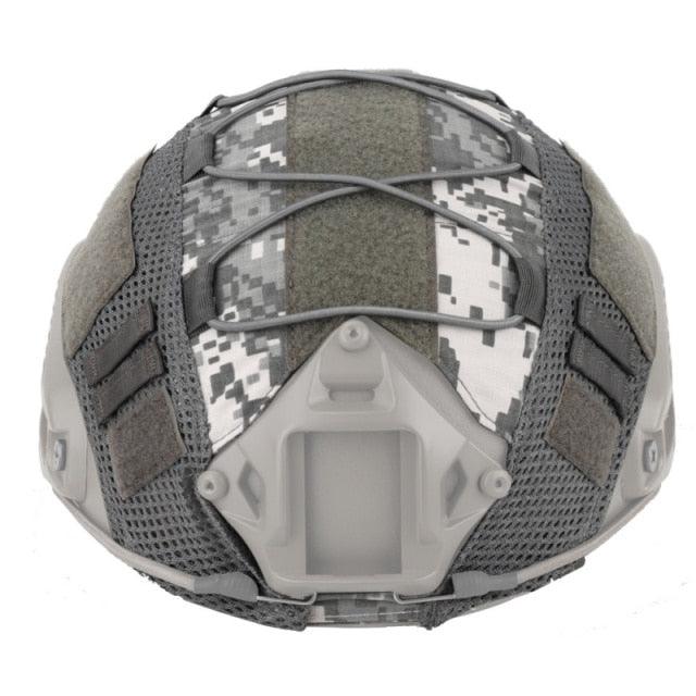 Couvre casque camo ACU tactique airsoft housse casque tactique militaire camouflage camo pour casque de protection FAST FMA helmet cover Airsoft