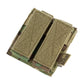 Porte chargeur molle MC camo camouflage double compartiments 9mm pistol pistolet gun glock double molle onetigris Airsoft