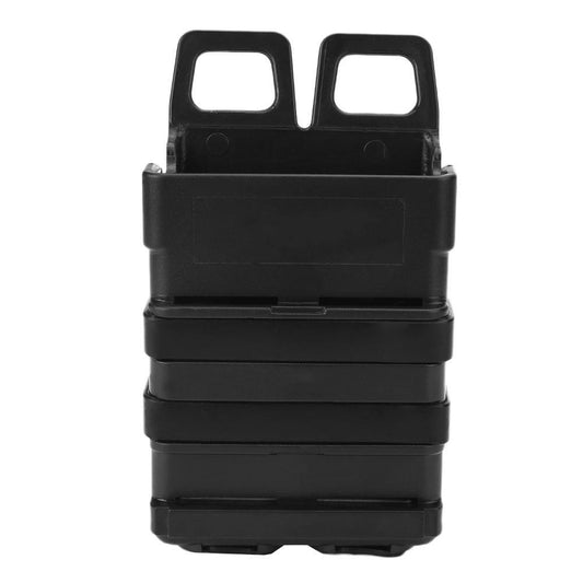 Porte chargeur rigide 5.56 ABS poche chargeur plastique Noir pour MOLLE et P.A.L.S tactique militaire pour réplique Airsoft
