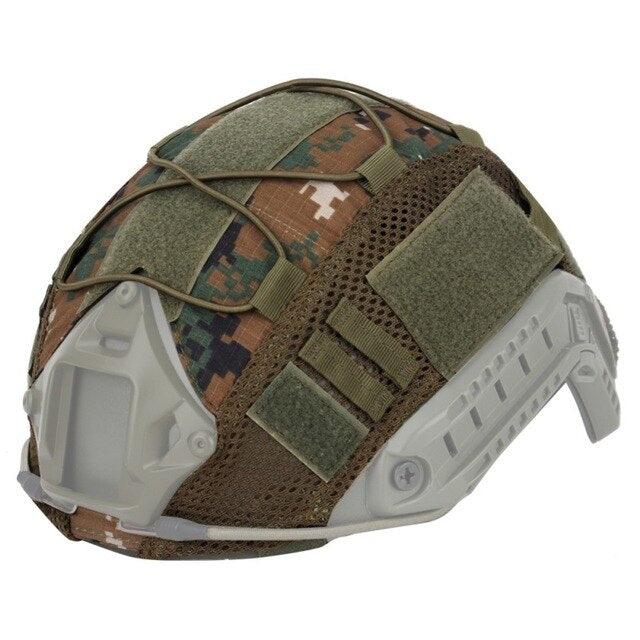 Couvre casque camo DW tactique airsoft housse casque tactique militaire camouflage camo pour casque de protection FAST FMA Airsoft