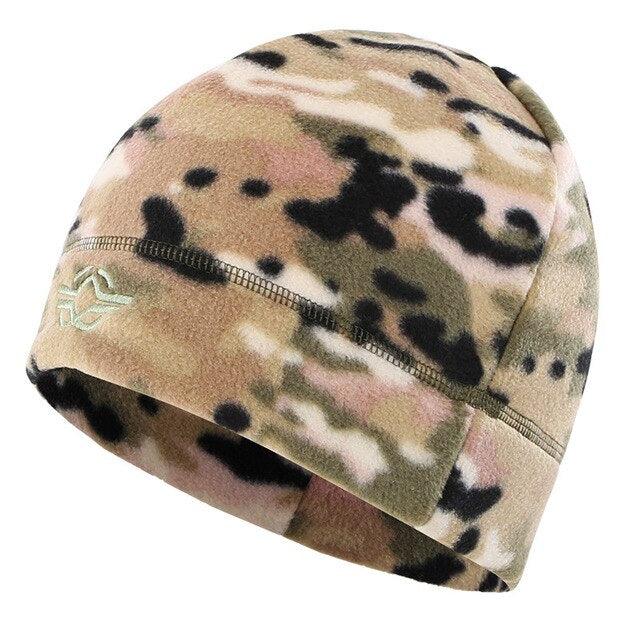 Bonnet chauffant Multicam camouflage Esdy tactique pour l'airsoft bonnet militaire polyester hiver froid homme femme bonnet simple accessoire Airsoft