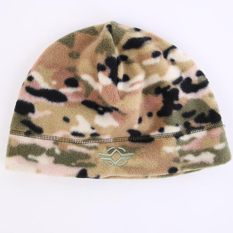 Bonnet chauffant Multicam camouflage Esdy tactique pour l'airsoft bonnet militaire polyester hiver froid homme femme bonnet simple accessoire Airsoft