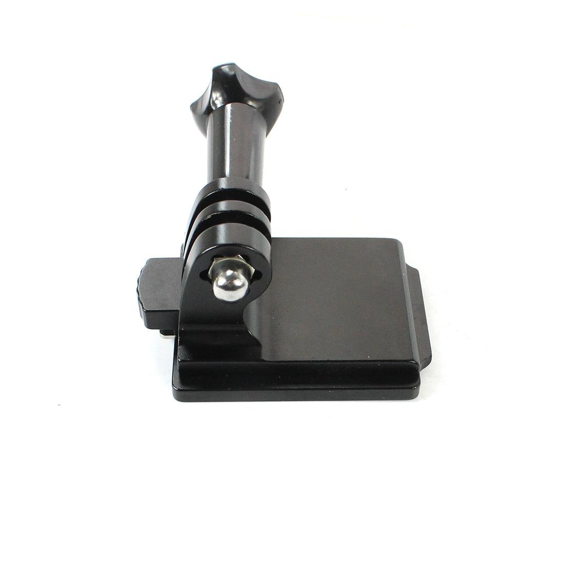 Support de caméra Noir en aluminium pour casque militaire support pour caméra embraquée GoPro inclinable pour filmer Noir Airsoft