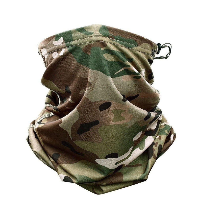 Bandeau de sauna à motif camouflage militaire américain, cache-cou