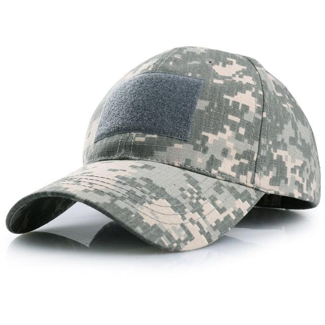 Casquette ACU camouflage camo casquette chapeau militaire homme femme velcro été tactique Airsoft