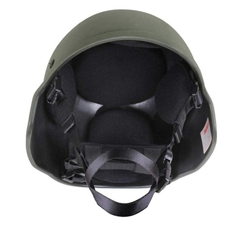 Casque MICH 2000 RG Vert foncé protection tête chaque simple tactique militaire ABS accessoire Airsoft helmet