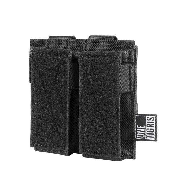 Porte chargeur molle Noir double compartiments double molle onetigris 9mm pistol pistolet gun glock Airsoft