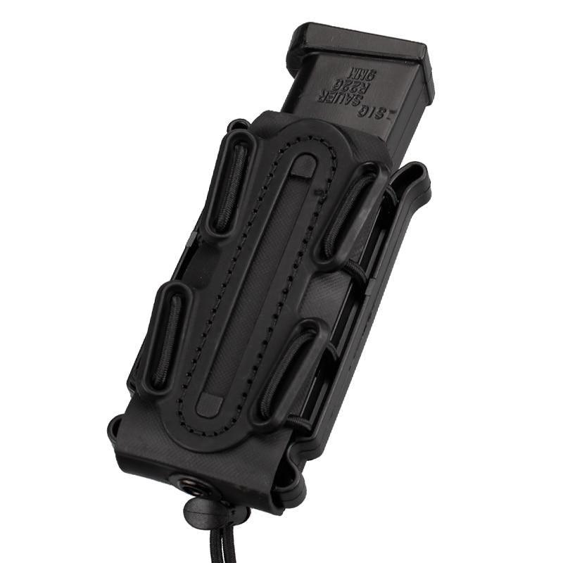 Porte chargeur 9mm softshell G-code Noir rigide étui chargeur réplique militaire glock Airsoft