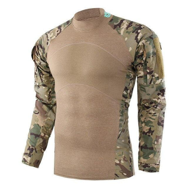 Combat shirt de combat MC coton multicam esdy camo camouflage tactique homme femme Airsoft